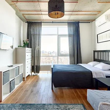 Apartament стильні із казковим краєвидом та світлом Kijów